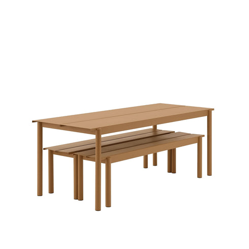 Linear Steel Outdoor Bench 170cm